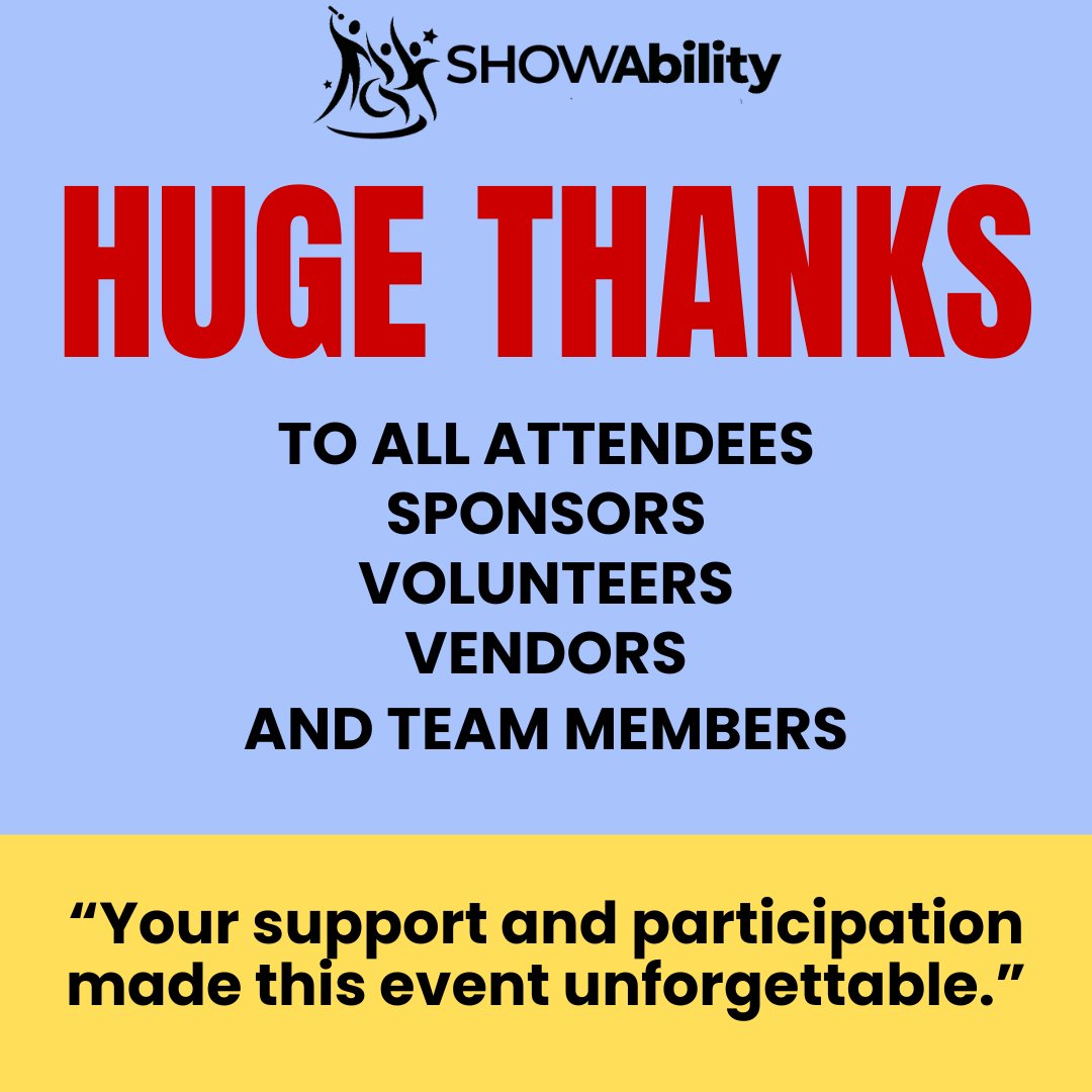 SHOWAbility Nonprofit tweet media