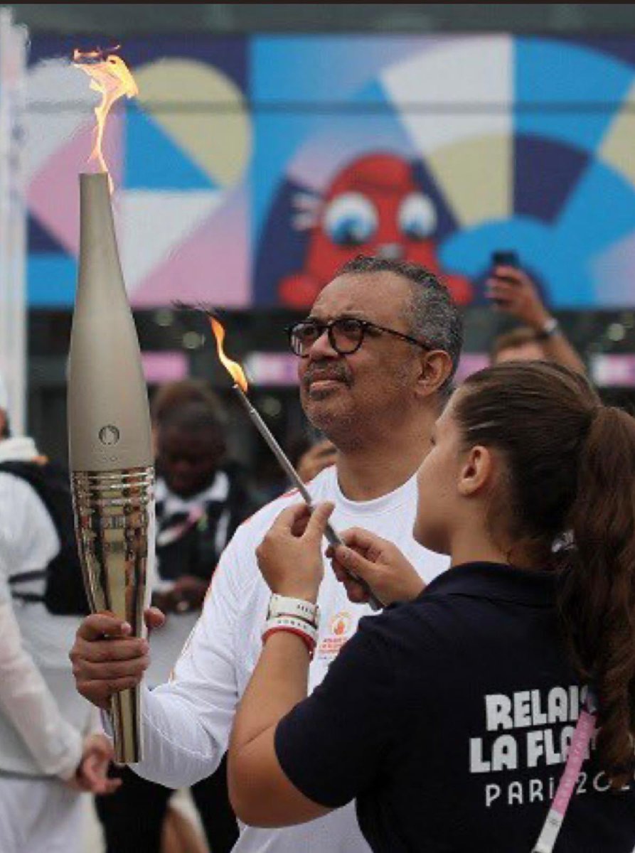 We stand and call for #peace. #Paris2024 #Olympics