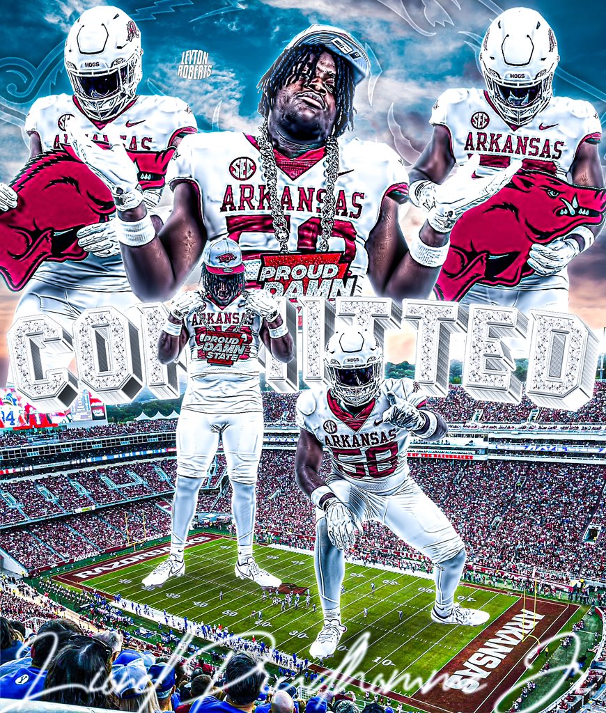 LeytonRobertsFB's tweet image. BREAKING: Three star Lionel Prudhomme Jr (@LionelPrudhomm2) (‘25) has committed to Arkansas, he tells me. 🐗

He chose Arkansas over schools such as, Ole Miss, Texas Tech, and Missouri.

Lionel is a top 45 IOL in the country and a top 30 PLAYER in the state of Louisiana.

#WPS