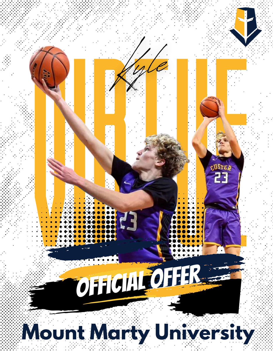 Kyle Virtue (@kylevirtue23) on Twitter photo Blessed to receive an offer from <a href="/MMULancersMBB/">Mount Marty Menβs Basketball</a>! Thank you <a href="/CollinAuthier/">Collin Authier</a> for the great visit. Blessed to receive an offer from <a href="/MMULancersMBB/">Mount Marty Menβs Basketball</a>! Thank you <a href="/CollinAuthier/">Collin Authier</a> for the great visit.