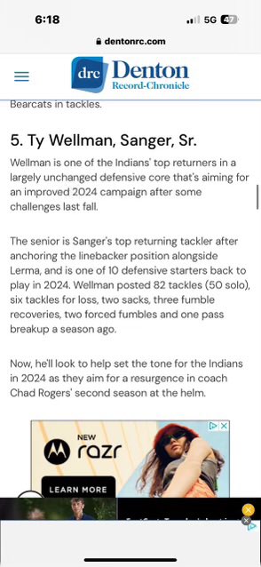 Looking forward to the coming season! <a href="/sports_drc/">DRC Sports</a> <a href="/CoachChadRogers/">Chad Rogers</a> <a href="/SangerDefense/">DCMorphis</a> <a href="/Thompson_Luke33/">Luke Thompson</a> <a href="/SorenBertelsen0/">Soren Bertelsen</a> <a href="/SangerFB/">Sanger Indian Football</a> <a href="/Dylan06Brown/">Dylan brown</a> <a href="/JoeyBurks1/">Joey Burks</a> <a href="/CoachMMann5107/">Michael Mann</a>