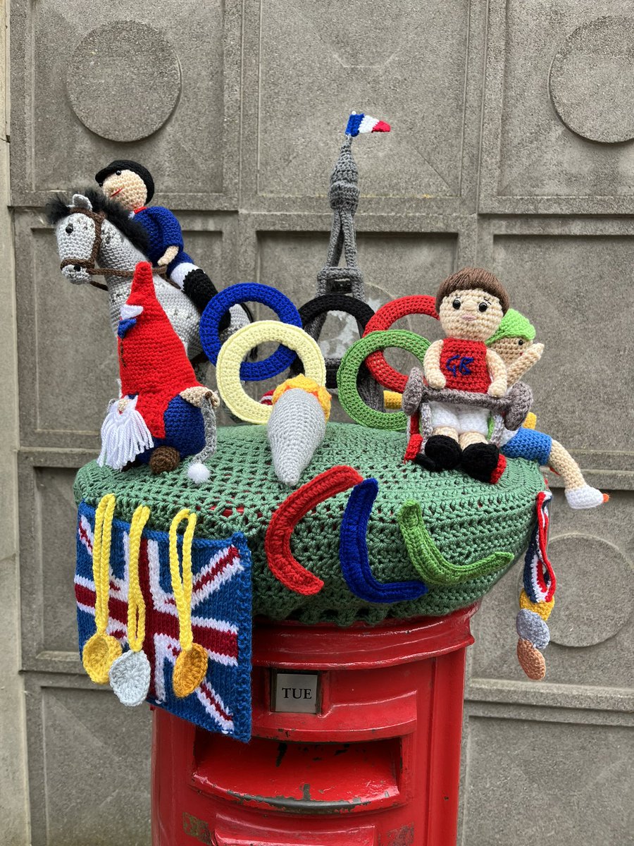 BynoesBird's tweet photo. Ipswich Disabled Advice Bureau are delighted to have sponsored Chantry Crochet Group whose, amazing talents create these masterpiece displays for their ‘Top Shops’ Postboxes.
This month, IDAB are proud to be a part of their Paris Olympic &amp; Paralympic display at Hawthorn Dr shops https://t.co/m80KdUlXLq