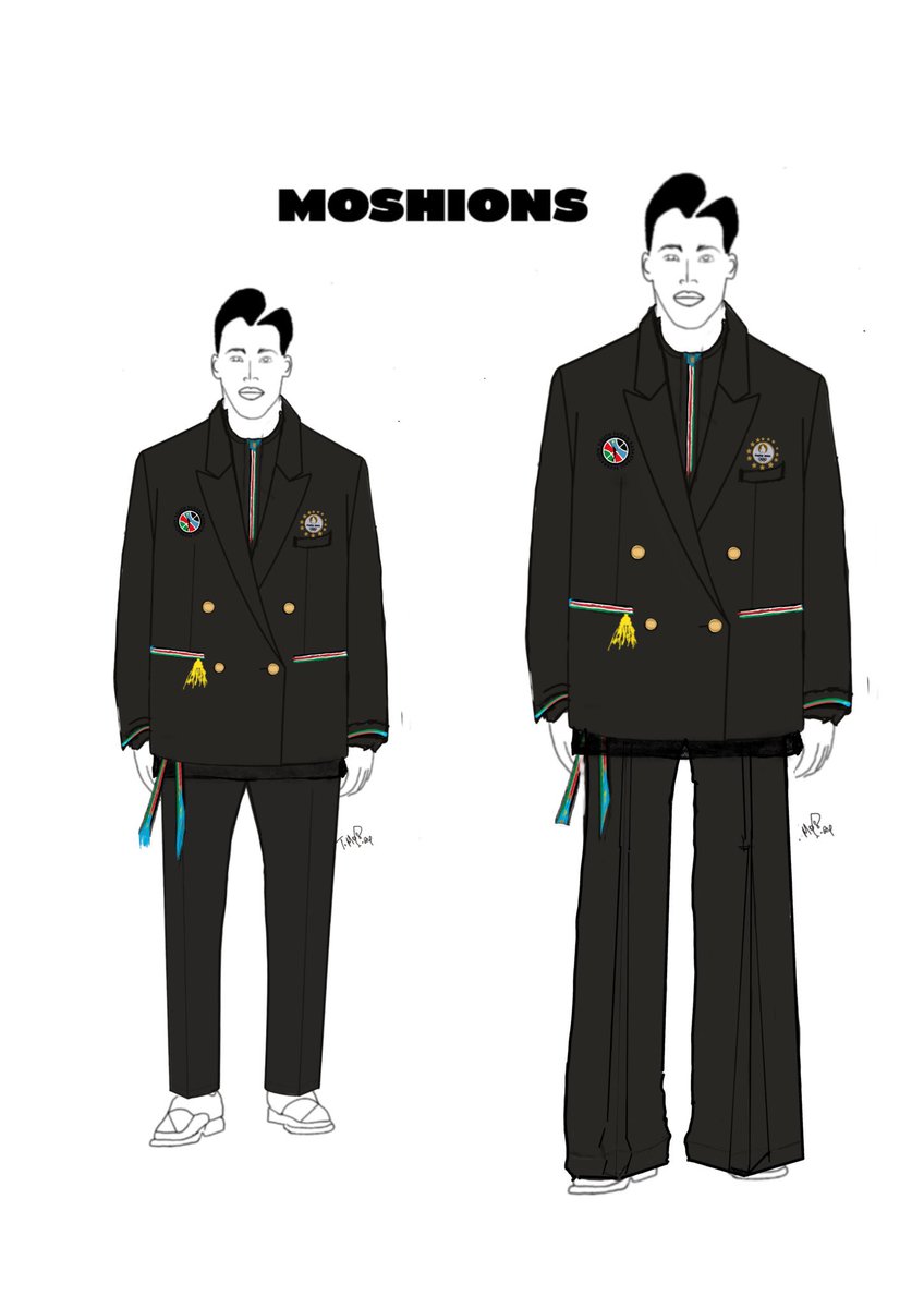 This is literally a FASHION MOMENT. The South Sudanese basket ball team dressed by <a href="/Moshions/">Moshions</a>