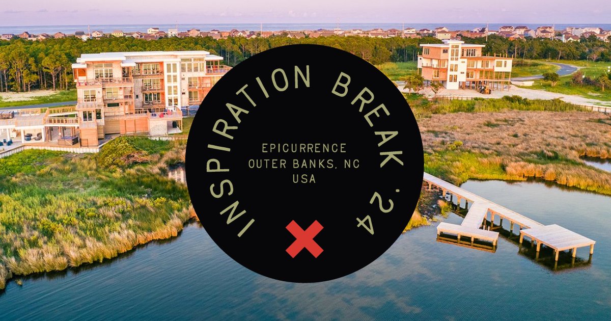 Designers,

EPICURRENCE IS BACK!

I'm beyond stoked to invite YOU to join me and 60 other designers in Outer Banks, NC this Oct 6-9 for epic adventure + nightly career discussions. Lodging + dinners included. Don't miss it.

Get your ticket today!
↳ epicurrence.com