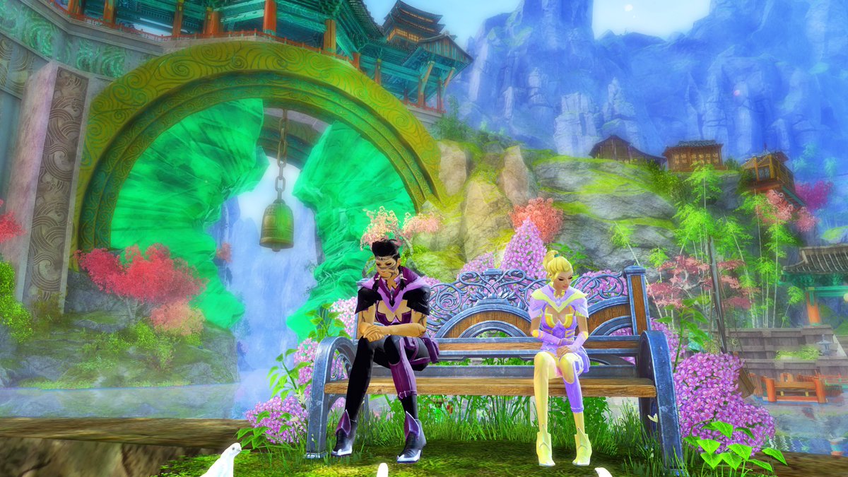 CalisiannaCandy's tweet photo. Luckily my bestie got this chair when it was in BLC. I’m debating on using statuettes but there’s soooo many great things! 
#GW2 #GuildWars2 https://t.co/GA8w1IMFQd