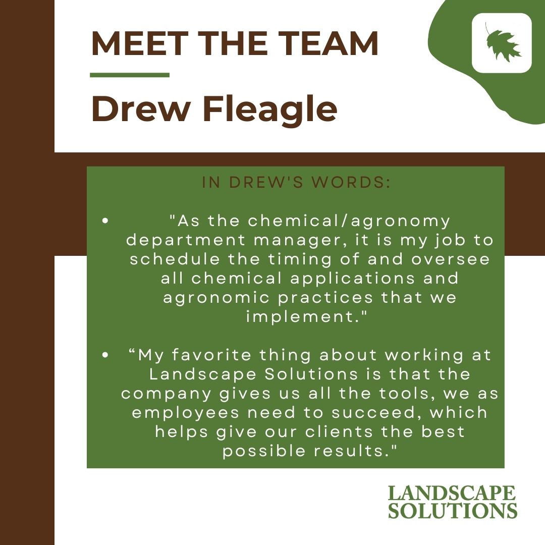 LandSol_IN's tweet photo. It's finally the weekend! Today, we are introducing our Chemical Manager, Drew Fleagle!
#employee #landscape #landscapesolutions #appreciation #chemicalmanager #employeeappreciation https://t.co/knVTz7ZQtP