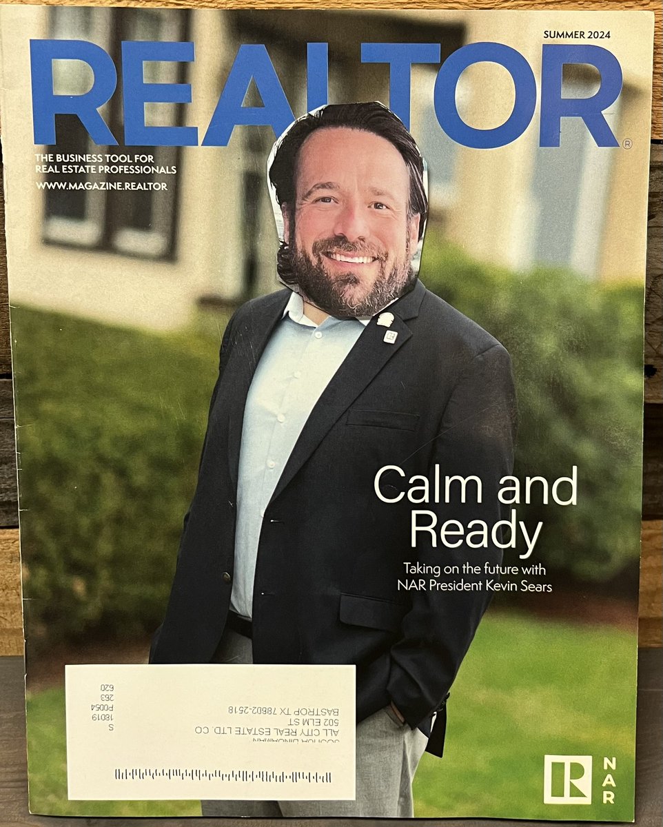 Hey look, Ma! I made the cover of Realtor Magazine! (Just kidding - that’s not really me) #RealtorLife #MagazineCover #RealEstateFun #Joke #DreamBig #RealEstateAgent #RealtorHumor #SuccessMindset