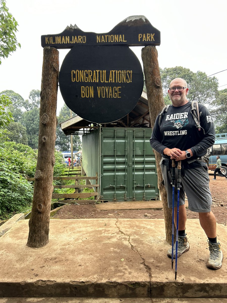 A year ago, the dream of climbing#MtKilimanjaro started to become reality. The last 2 weeks saw that dream fulfilled. Unbelievably beautiful and far more difficult than I could’ve imagined. I’m so glad to be home. Just in time for the start of football season. LET’S GOOO!