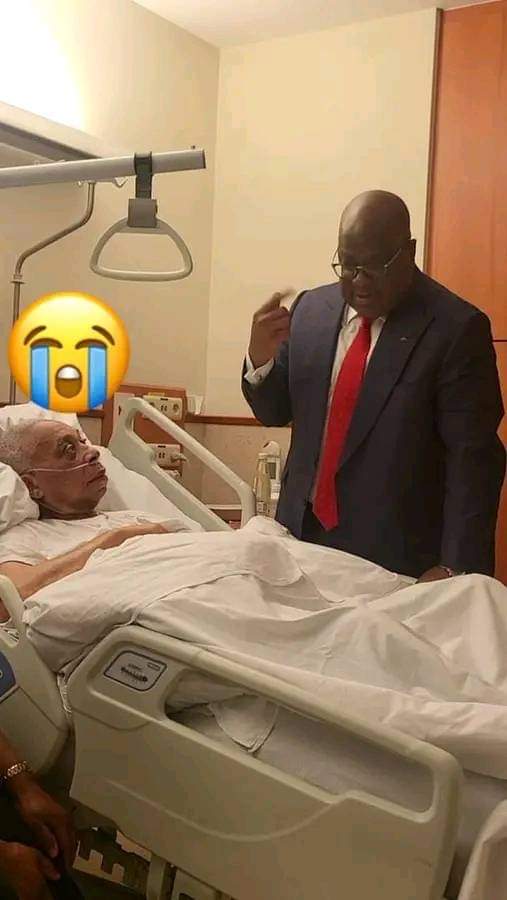 kapalangkatshia's tweet photo. 😭😭Le Président de la République Félix Antoine tshilombo Tshisekedi vient de perdre son oncle Marcelo TSHILOMBO. https://t.co/g9WmVp3Nn1