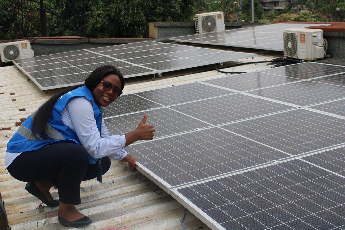 Proud of <a href="/UNDP/">UN Development</a> teams in 🇿🇲 &amp; 🇨🇲, Luyando Munsaka &amp; Larissa Tuayo, for driving sustainability forward. From  solar panels to introducing electric vehicles, their efforts are not just ⬇️CO2 emissions but also inspiring entire communities. 

This is the power of our dedicated staff.