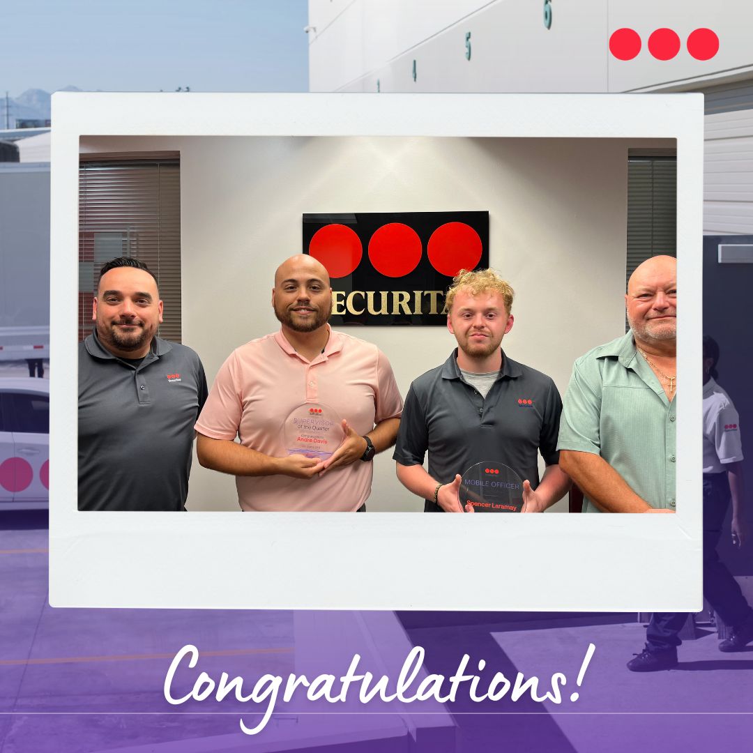 Securitas_CFL's tweet image. Join us in celebrating Andre Davis as Supervisor of the Quarter and Spencer Laramay as Officer of the Quarter. 

Their exceptional service to our @SecuritasUSA  Central Florida clients truly stands out!
#SecuritasProud #Securitas90 #WeMakeYourWorldaSaferPlace