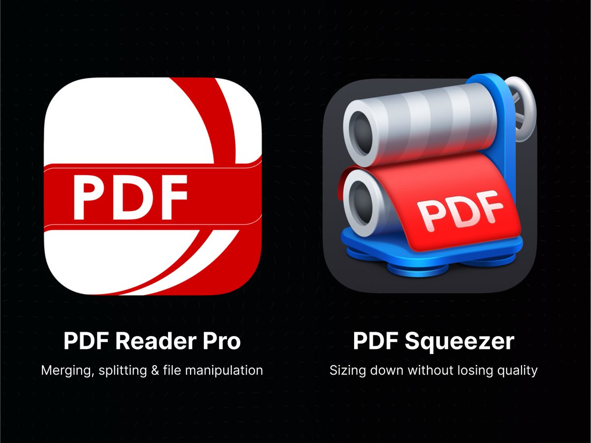 2 essential tools I use to avoid PDF headaches. 

- <a href="/PDFReaderPro/">PDF Reader Pro</a> for merging, splitting &amp; more
- PDF Squeezer for sizing down without losing quality

These have been tightly part of my design workflow for years. At least until <a href="/figma/">Figma</a> introduces better PDF exporting.