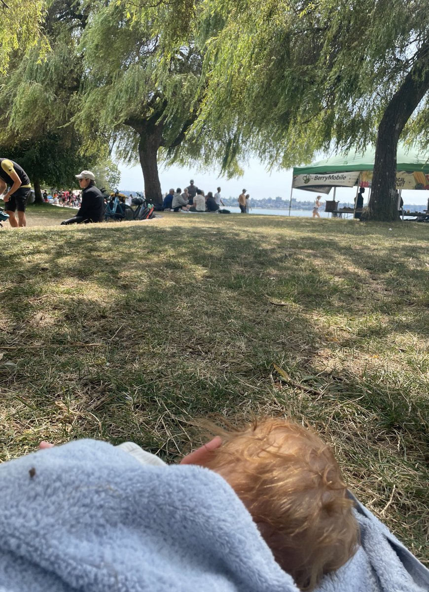 Oh to be a baby, napping by the ocean