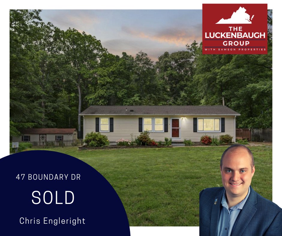 LuckenbaughGrp's tweet photo. Congrats to these owners and our fantastic agent, Chris, on this recent sale! #sold https://t.co/UAter8K5c3