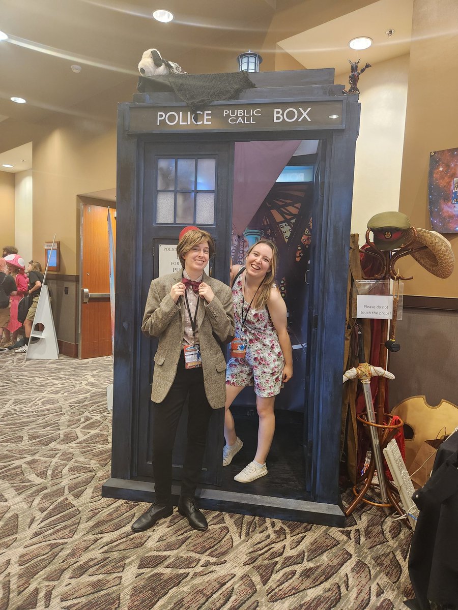 Thanks <a href="/TriangleTARDIS/">Triangle TARDIS</a> for fulfilling my dream of being a companion 🥹❤️
