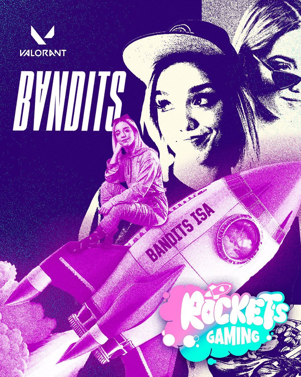 banditsgaming_'s tweet photo. 🚀 Big news, Bandits Gaming fans! 🚀

Our amazing @isarocketss is currently competing in the Valorant League event. 💪🔥

Let’s show her all the support we can and cheer her on to victory! 🙌🎮

#BanditsGaming #IsaRockets #ValorantLeague #RocketsGaming #Esports #Valorant #GamingCommunity