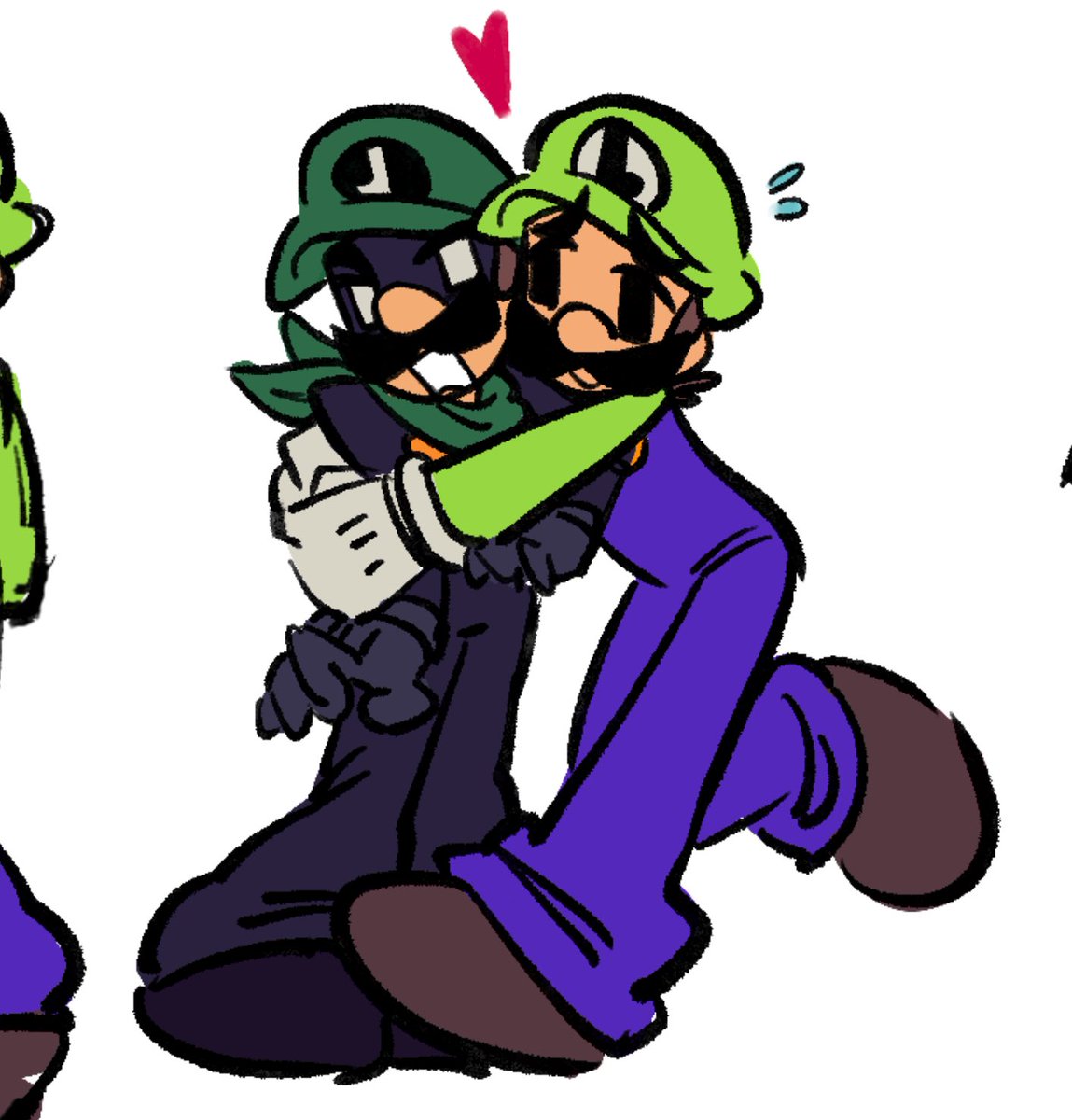 ルイージ 「mr. luigi doodle :3c」|D🐱slow artのイラスト
