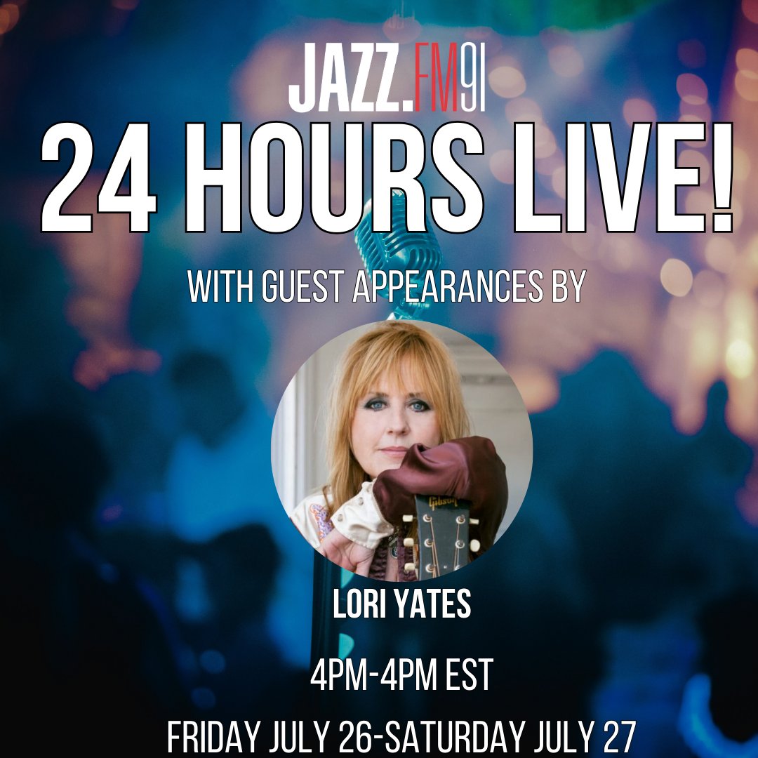 JAZZ.FM91 (@jazzfm91) on Twitter photo SNEAK PEEK!
#jaydouglas and <a href="/LoriYatesMusic/">Lori Yates</a> along with Russell DeCarle will take us through the wee hours of the morning with Danny Marks btw 12AM-3AM for 24 Hours Live! SNEAK PEEK!
#jaydouglas and <a href="/LoriYatesMusic/">Lori Yates</a> along with Russell DeCarle will take us through the wee hours of the morning with Danny Marks btw 12AM-3AM for 24 Hours Live!