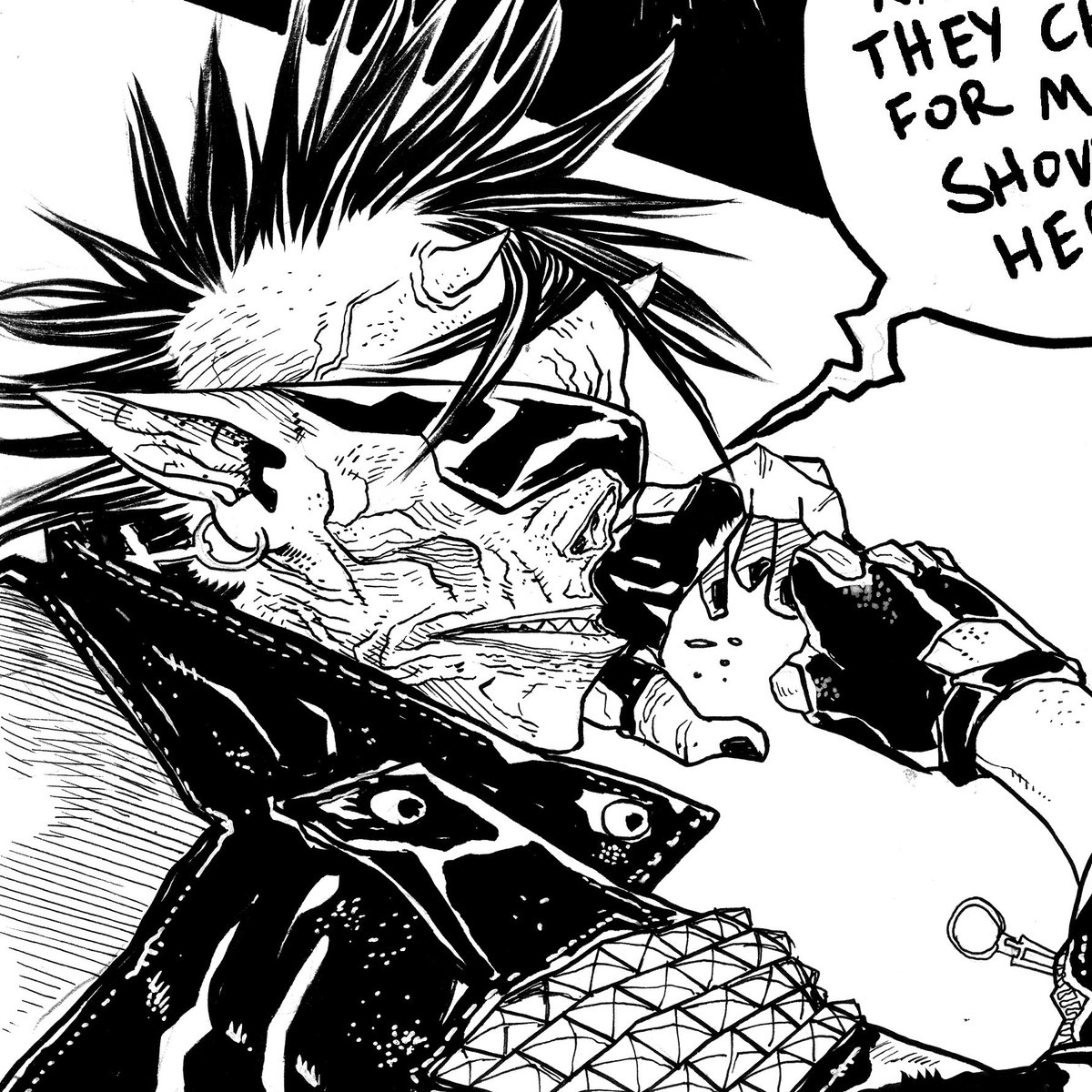 VLolosOfficiel's tweet photo. Unpublished 2016
HE-PUNK runs after a rogue bat-winged shovel inside the Bass Cemetery.
WHO KNOWS WHAT LIES 6 FEET UNDER??
#HePUNK
#BOTU
#Motu 
#indiecomics
#fullcontactcomics
#VasilisLolos