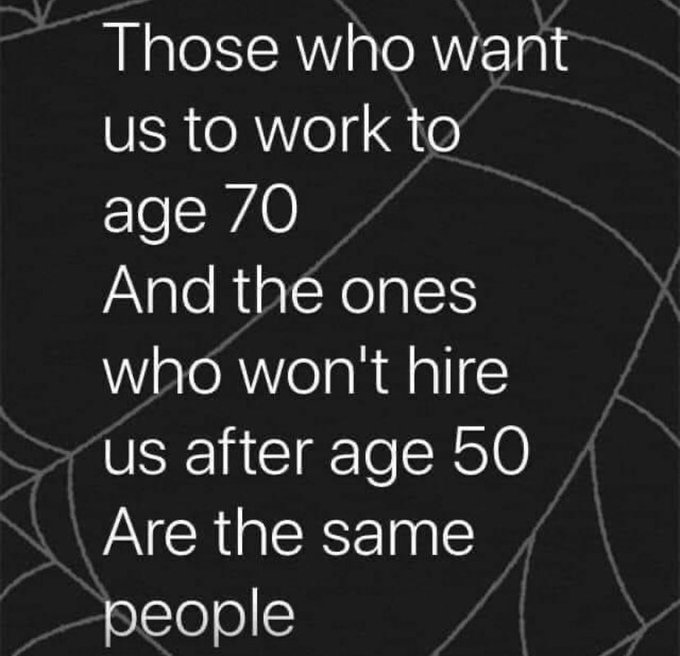 LeashaKnight's tweet photo. @SSWorks Picture yourself at 70 years old after years of living on your Social Security and what retirement fund you may have accumulated, looking for a job! I hear a man that is 78, a billionaire wants to be the President. I'm voting for Kamala Harris that will ensure I keep my SS! https://t.co/t9qFmn4sNb