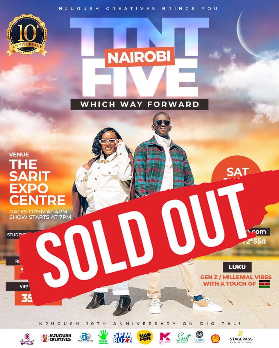 Silvakidole's tweet image. TTNT5 Tickets Sold out !!! Bts all access 🎥 @BlessedNjugush 

#TTNT5 #NJUGUSH #Kidothebrand
