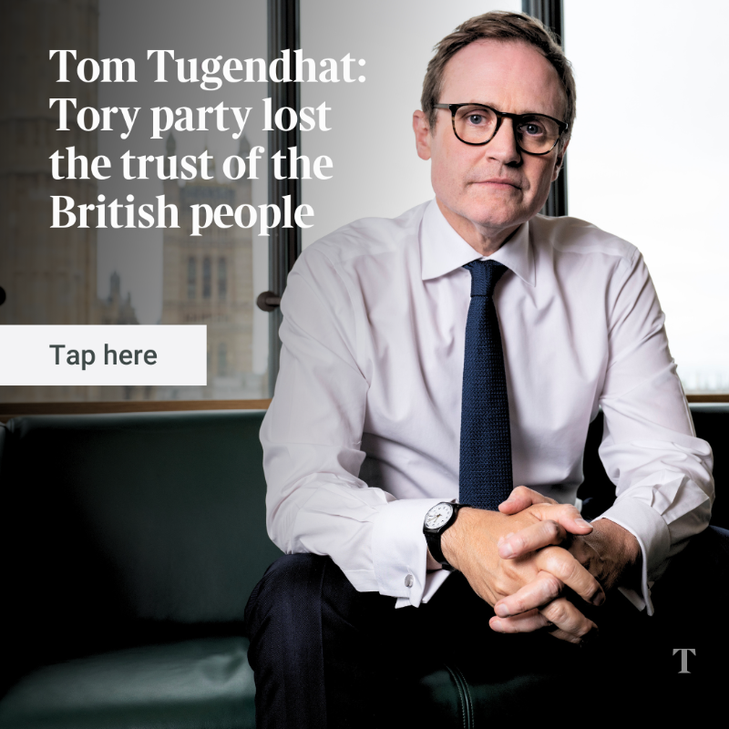 thetimes's tweet photo. As he launches his leadership bid, the former security minister says he can unite the Conservatives and the country — and issues security warning over China ⬇️