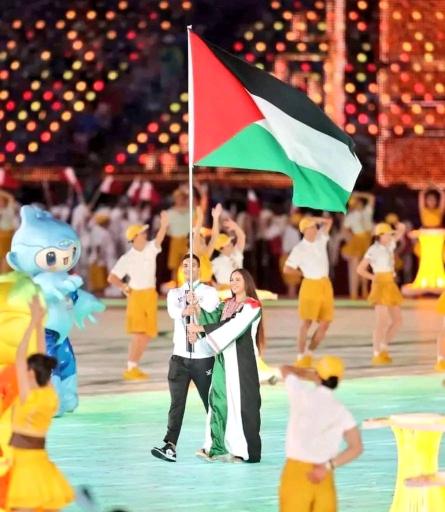 No es solo una bandera, es nuestro SÍMBOLO DE RESISTENCIA 🇵🇸

#JuegosOlimpicos