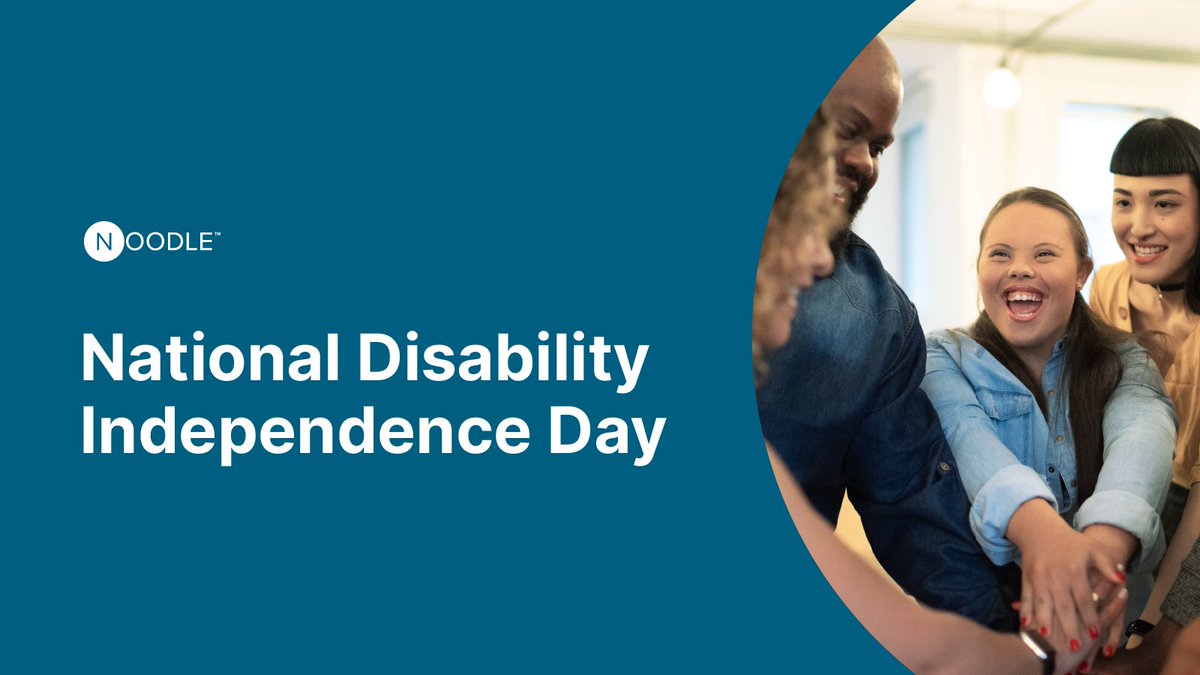 Today, we honor the strength, resilience, and achievements of the disability community. At Noodle, we are committed to creating inclusive educational opportunities that empower everyone to achieve their fullest potential.

#DisabilityIndependenceDay #InclusiveEducation #HigherEd