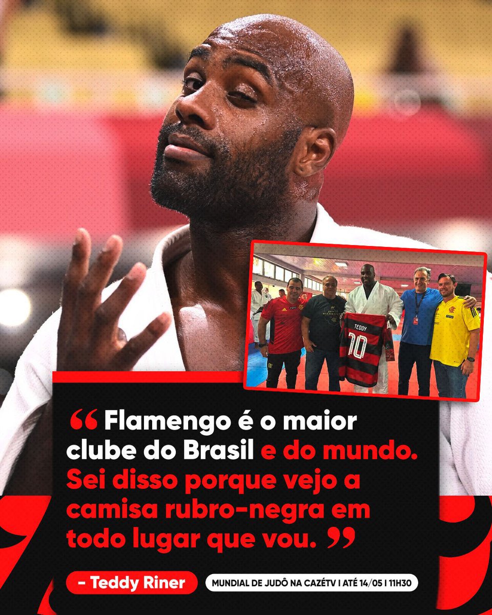 martinFLA81's tweet photo. Que satisfação ver o RUBRO-NEGRO Teddy Riner protagonizando esse momento.

Muito Flamengo! 🇫🇷🔴⚫️ https://t.co/URxIEgFYHG