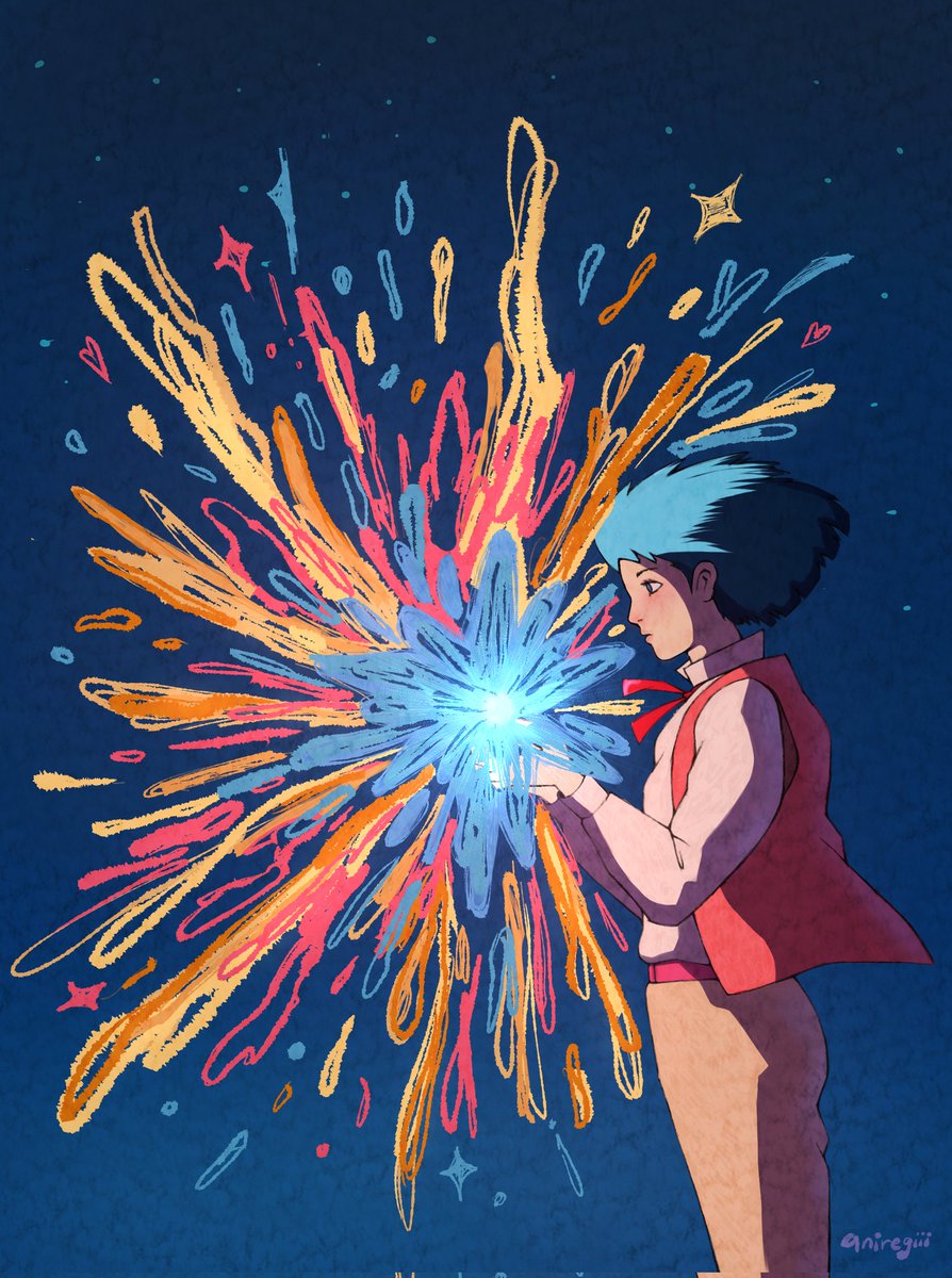 The boy who swallowed a star ｡･ﾟ✧:
#howlsmovingcastle #artph #artmoots