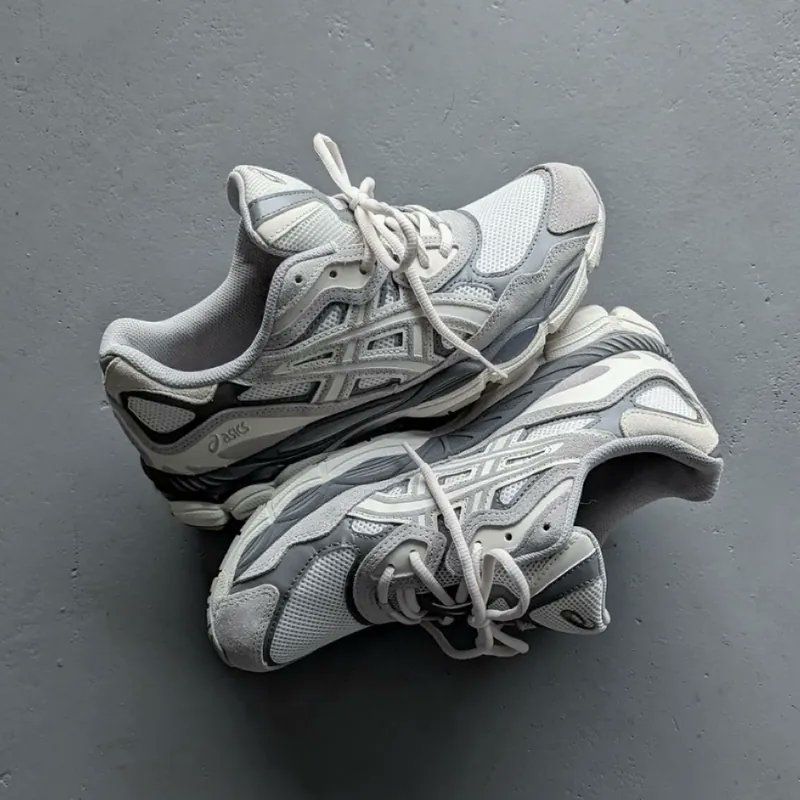 靴 Gel-NYC CREAM / OYSTER GREY ASICS Gel-NYC 'Cream Oyster Grey' 1201A789-103