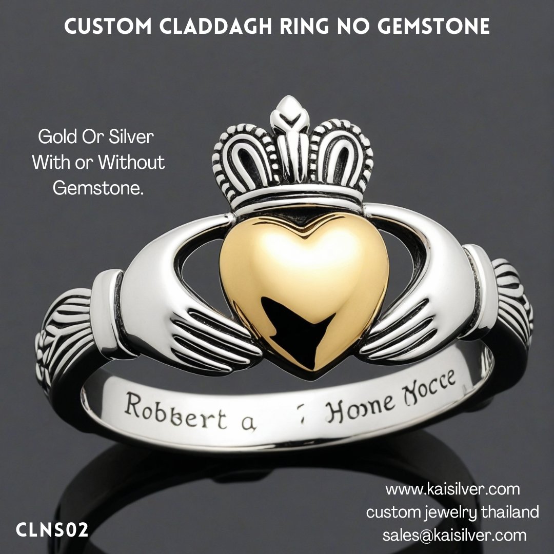 RampzM's tweet image. The historic claddagh ring for men. The men's claddagh ring can be ordered in gold or silver and the gemstone (gem of your choice) is optional. Kaisilver handcrafts the 4 century old ring. #claddaghring #kaisilver #menscladdaghring details: mensrings.kaijewels.com/man110-mens-cl…