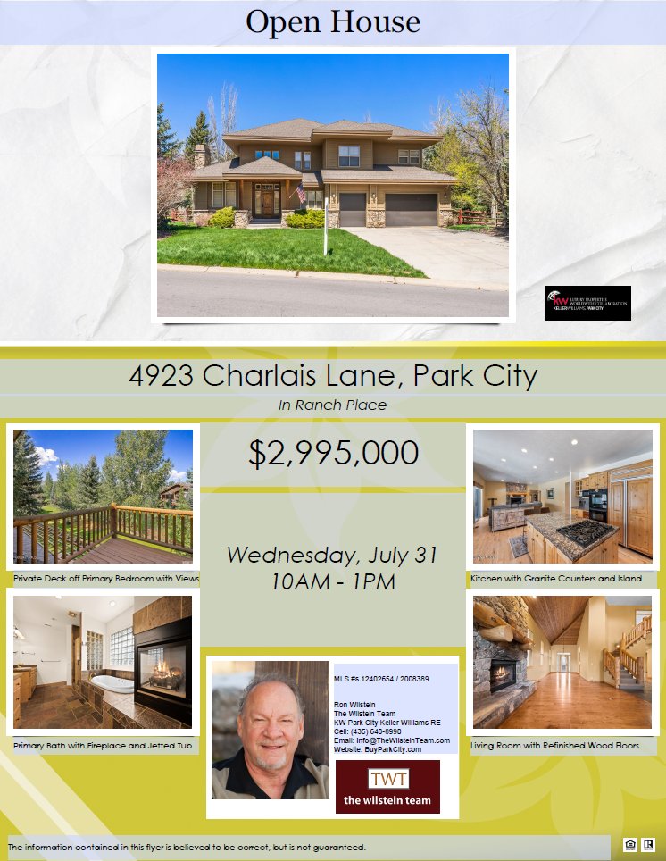 WilsteinTeam's tweet photo. Open House -- Next Wednesday! https://t.co/VZfL9kj4zv