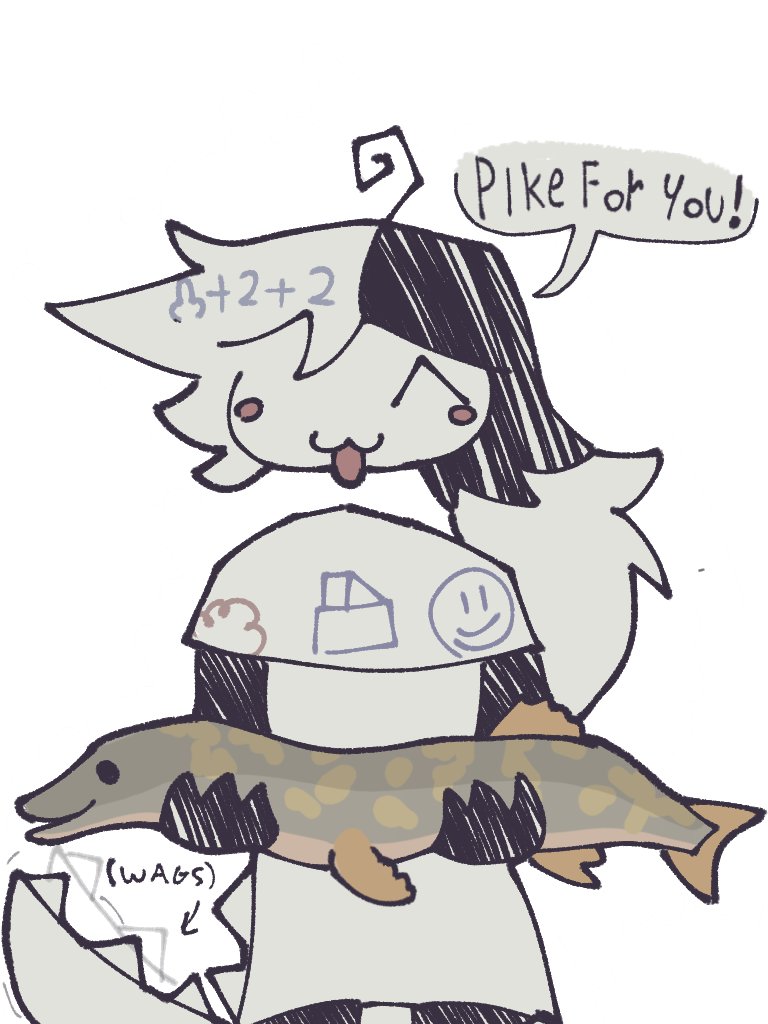 Z1pLov3rP1k3y's tweet photo. Pike for you!!! I like fishing. But i didn't catch any fish yet on spinning :(
But i hope i will catch something soon!! #fundamentalpapereducation #fpezip #fpefanart #fundamentalpapereducationfanart #fpe #kaaatie https://t.co/rgo7sVtEx9