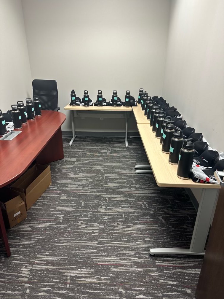group_lester's tweet photo. As the temperatures rise, we're gearing up to keep our team cool and hydrated! Thanks to our friends at Belle River Source for Sports and Hogan's Printing, our crew is all set with Yeti water bottles, stylish hats, and t-shirts.
#SummerReady #StayHydrated #LesterConstructionGroup https://t.co/NOxXLu4Ukh