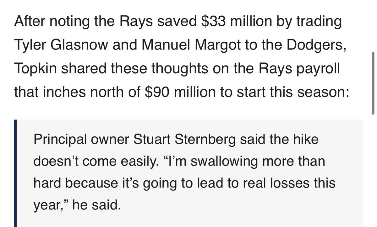 Tampafan86's tweet photo. Let’s not forget who’s behind the trades of our biggest players and who was complaining about spending too much before the season even started. 

Has a team ever traded their owner? Asking for the fan base…
#WorstOwnerInSports https://t.co/VpXp1WYpUL