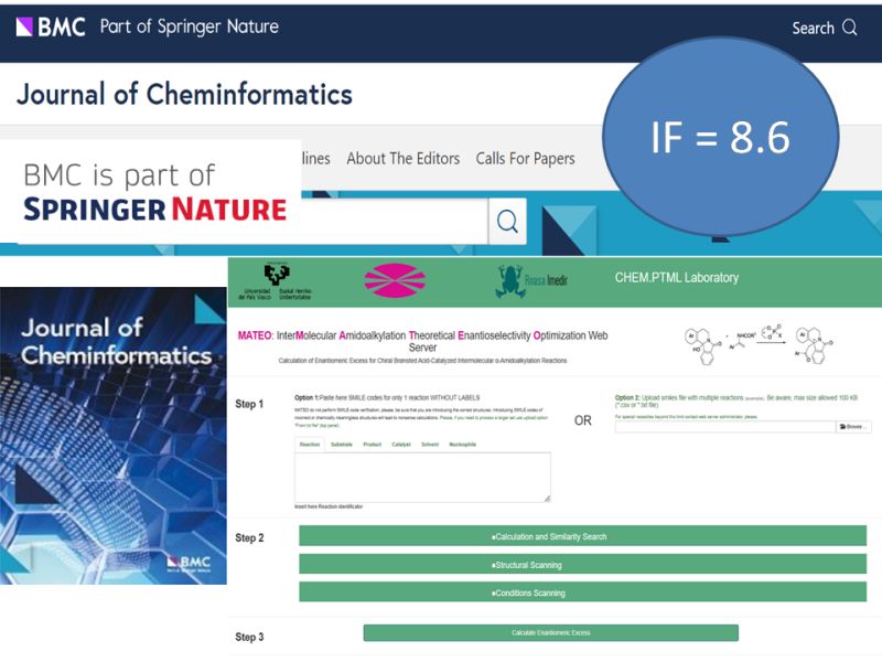 CHEM.PTML LAB (@chemptml_lab) on Twitter photo CHEM.PTML LAB NEWS: <a href="/SpringerNature/">Springer Nature</a>
Published: MATEO: InterMolecular a-Amidoalkylation Theor. Enantioselectivity Optim. Online Tool for Selection and Design of Chiral Catalysts... J. Cheminfo (2024) 16, 9, doi: 10.1186/s13321-024-00802-7. linkedin.com/posts/humbertg… CHEM.PTML LAB NEWS: <a href="/SpringerNature/">Springer Nature</a>
Published: MATEO: InterMolecular a-Amidoalkylation Theor. Enantioselectivity Optim. Online Tool for Selection and Design of Chiral Catalysts... J. Cheminfo (2024) 16, 9, doi: 10.1186/s13321-024-00802-7. linkedin.com/posts/humbertg…