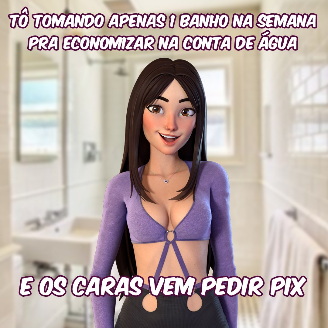 NallaEstephan's tweet photo. Sábado tá chegando 🚿🤭

#nalla #metaverso #metaverse #nallaestephan #fictionalcharacter https://t.co/gOGpMpWJv0
