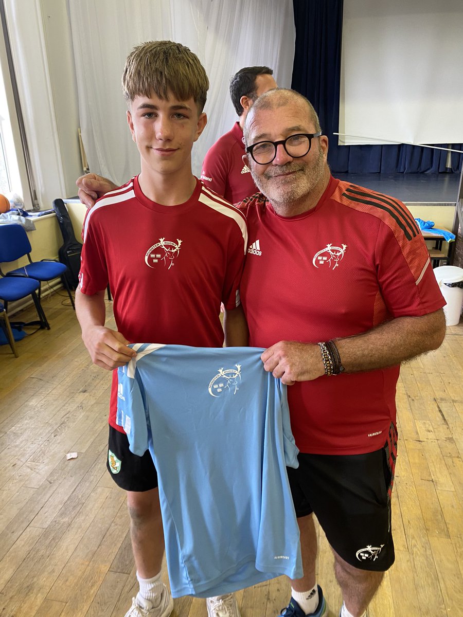 kellycm1's tweet photo. Munster rugby camp 2024 was a huge success and super proud that Oisin was awarded player of the week. Huge achievement amongst fantastic talent. The future of rugby is bright. https://t.co/KrPIgHNqLq
