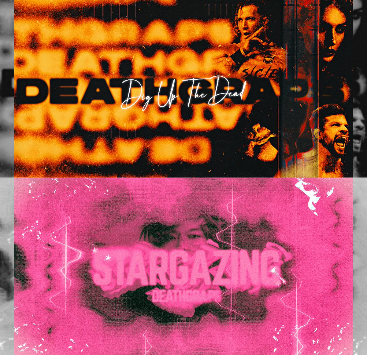 DEATHGRAPSWres's tweet image. The cards for DIG UP THE DEAD and STARGAZING are now live!

Featuring both old and new faces as the 2024 season of DEATHGRAPS finally begins with plenty of other surprises on the horizon!

docs.google.com/document/d/12D…