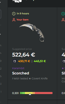 Selling these on skinport for 93%