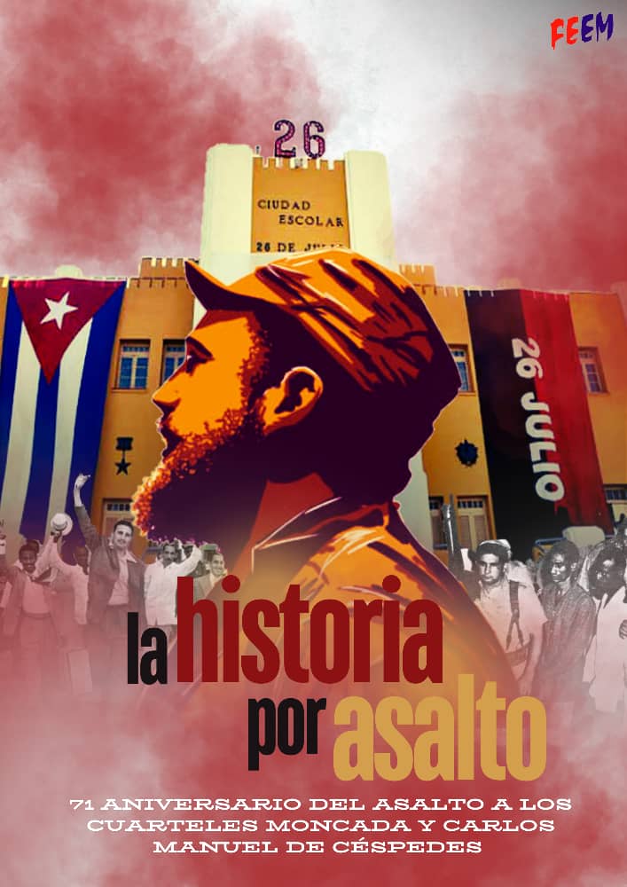 Hoy #LaHistoriaPorAsalto al 100 % en la redes. ‼️Viva la Revolución Cubana‼️
#DeZurdaTeam
#ValoresTeam