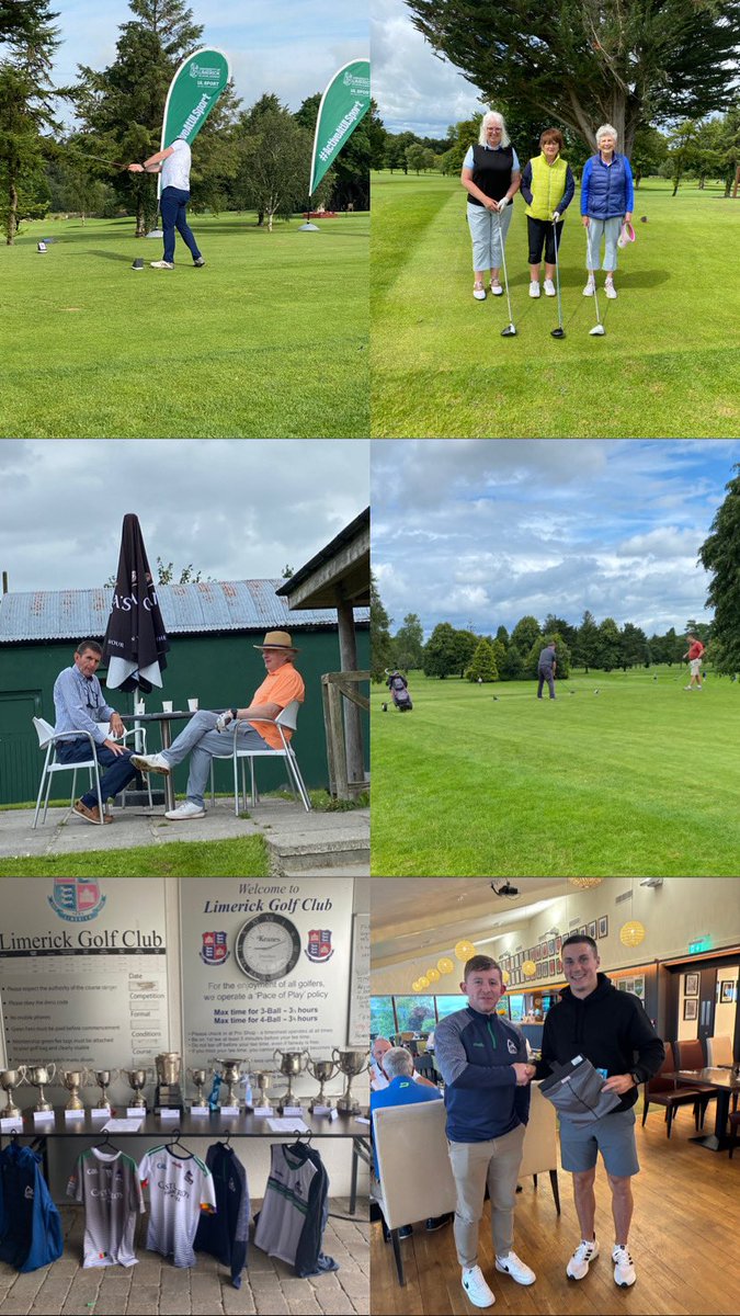 UL GAA Club (@ul_gaa) on Twitter photo Results from a brilliant day <a href="/LimerickGolf/">Limerick Golf Club</a> for today’s Golf Classic. Thank you to <a href="/Just4FunCamp/">Just4FunKidsCamp/SchoolTours</a> & UL Student Sport for their support!
1st: The Scholars
2nd: Kieran McDermott
3rd: Unijobs
Long Drive (M): Adam English
Long Drive (F): Audrey McGrath
Nearest Pin: Evan Talty Results from a brilliant day <a href="/LimerickGolf/">Limerick Golf Club</a> for today’s Golf Classic. Thank you to <a href="/Just4FunCamp/">Just4FunKidsCamp/SchoolTours</a> & UL Student Sport for their support!
1st: The Scholars
2nd: Kieran McDermott
3rd: Unijobs
Long Drive (M): Adam English
Long Drive (F): Audrey McGrath
Nearest Pin: Evan Talty