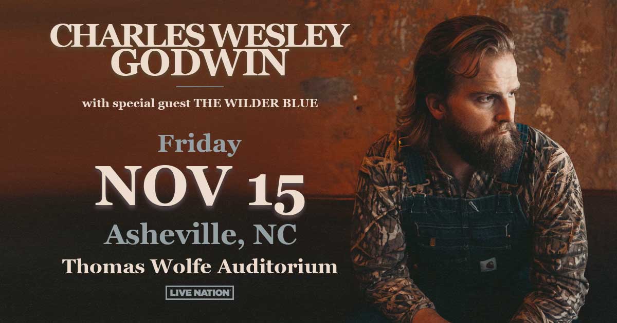 #OnSaleNow - Get your tickets for Charles Wesley Godwin (11/15) in the Thomas Wolfe Auditorium. Tickets are available online and at the venue box office. 
More: bit.ly/3W63ljf
#HCCAsheville <a href="/CharlesWesleyG/">Charles Wesley Godwin</a>