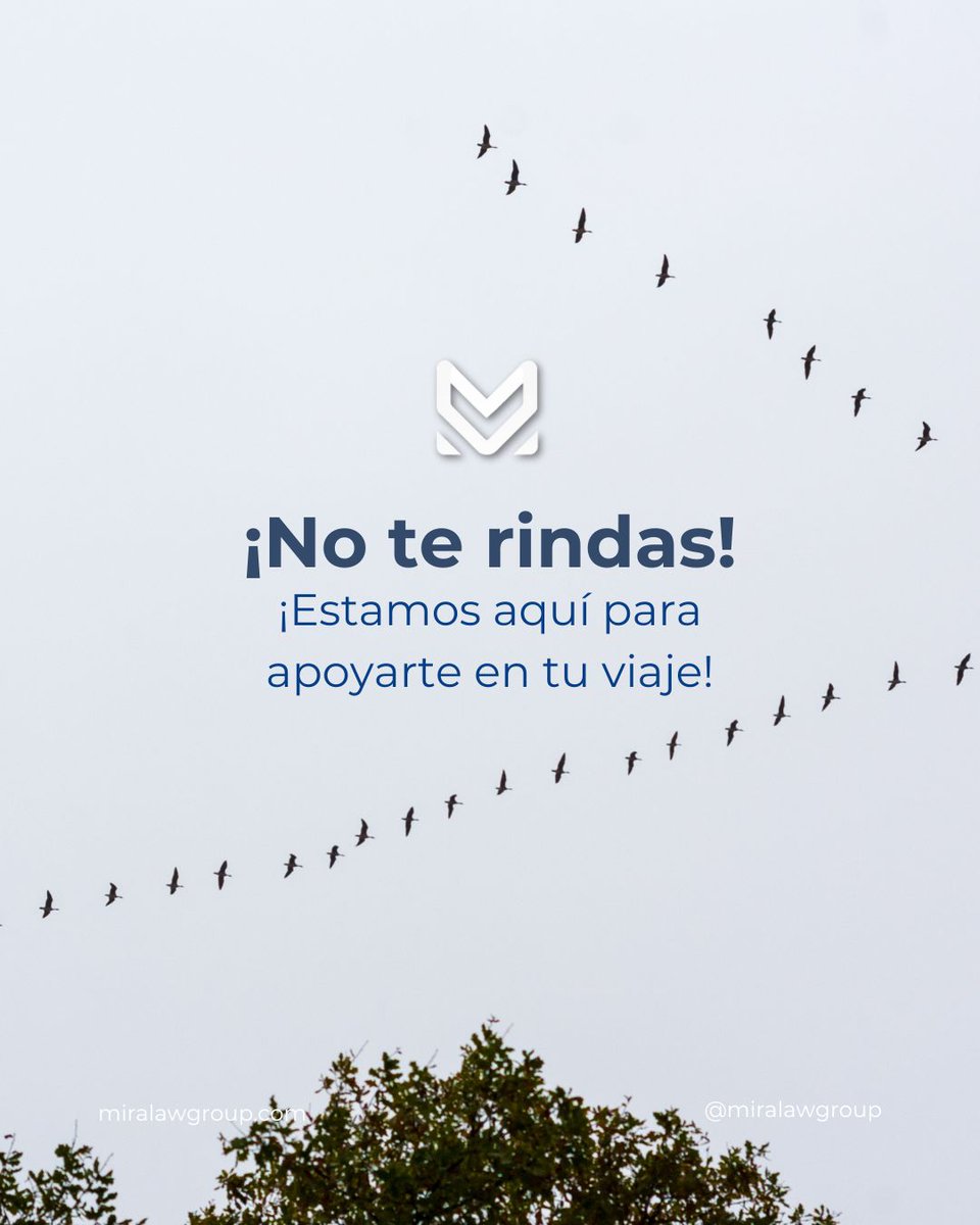 MiraLawGroup's tweet photo. Cada día estas más cerca de tu meta. 
¡No te rindas! 

#inmigracion #sueños #metas #legalidad #esperanza #apoyo https://t.co/aQhB7LBZUK