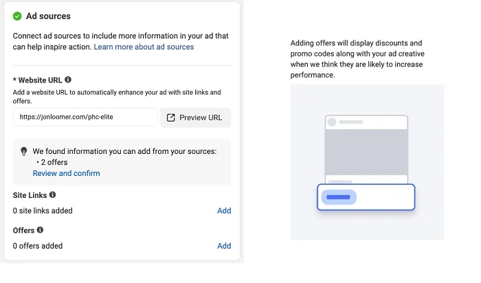 growwithimg's tweet image. 🎫 @Meta has introduced a new method to include offers in ads using an updated URL ingestion process detecting existing offers on your website through the campaign URL, showcasing discounts and promo codes. #AdUpdates #GrowWithIMG