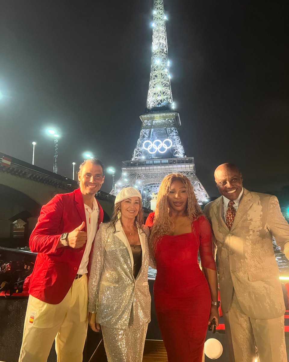 Memorable emotional moments <a href="/serenawilliams/">Serena Williams</a> <a href="/RafaelNadal/">Rafa Nadal</a> #carllewis <a href="/Paris2024/">Paris 2024</a> <a href="/Olympics/">The Olympic Games</a> ❤️❤️❤️