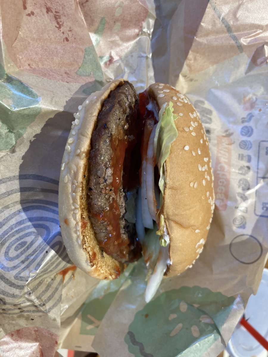 仕事終わりにワッパー初体験(‷ˊᗜˋ‷)