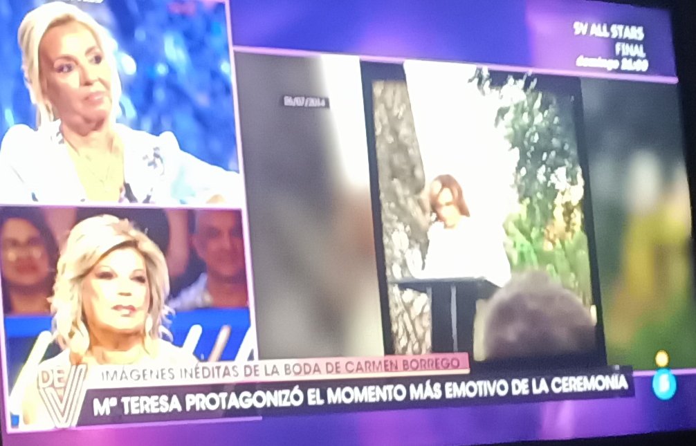 Lo bien que estaba María Teresa en la boda,y las hijas intentando llorar ,haciendo fuerzas ..Bueno, me alegro que por fin los hayan entrevistado, que, como dice Matamoros,llevan maquillados 21 días jajajqjq.
#borrego #carmenborrego #deviernes36 #terelu