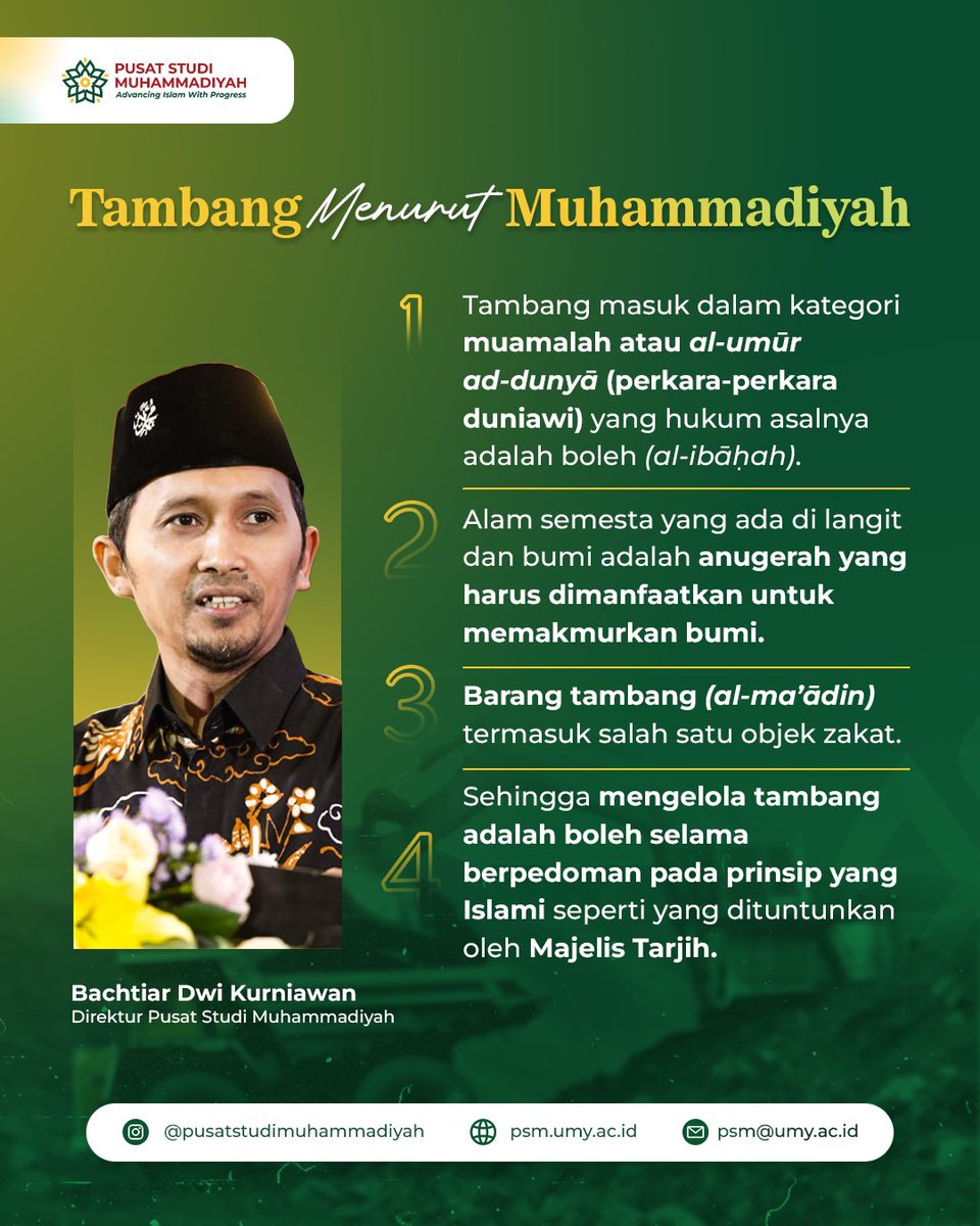 Tambang Menurut Muhammadiyah
<a href="/muhammadiyah/">Muhammadiyah</a> 
<a href="/FatwaTarjihCom/">Seputar Fatwa Tarjih Muhammadiyah</a> 
<a href="/majelistarjih/">Majelis Tarjih PP Muhammadiyah</a> 

#muhammadiyah 
#tambang
